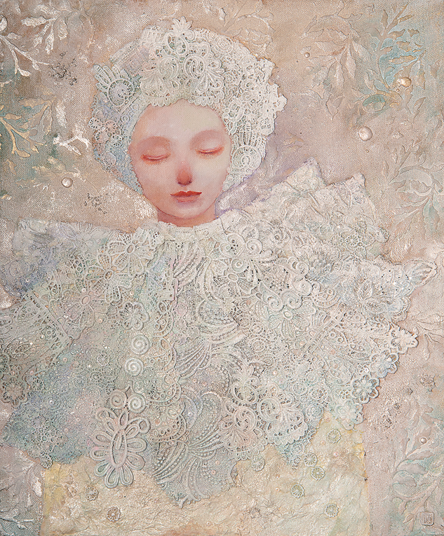 「光溢れる」F8・ミクストメディア